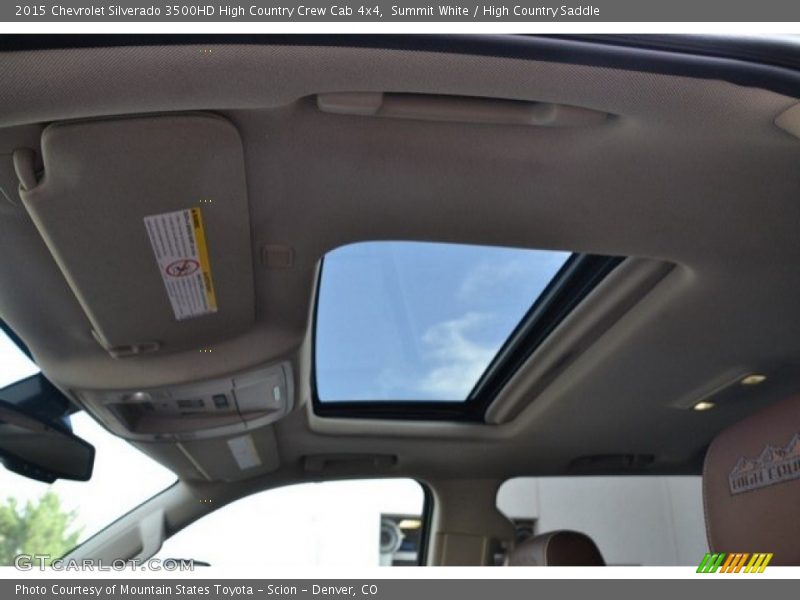 Summit White / High Country Saddle 2015 Chevrolet Silverado 3500HD High Country Crew Cab 4x4