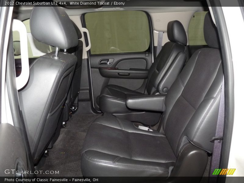 White Diamond Tricoat / Ebony 2012 Chevrolet Suburban LTZ 4x4