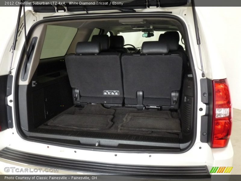 White Diamond Tricoat / Ebony 2012 Chevrolet Suburban LTZ 4x4