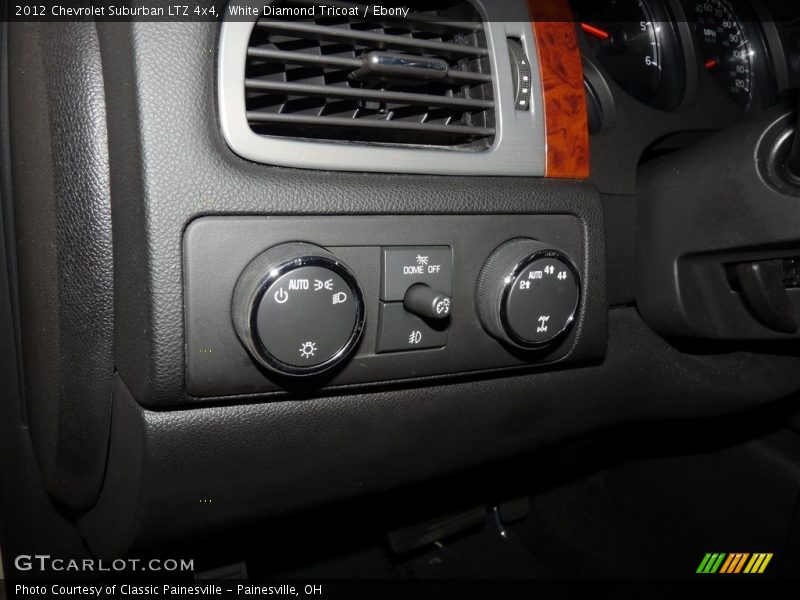 White Diamond Tricoat / Ebony 2012 Chevrolet Suburban LTZ 4x4