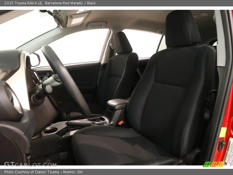 Barcelona Red Metallic / Black 2015 Toyota RAV4 LE