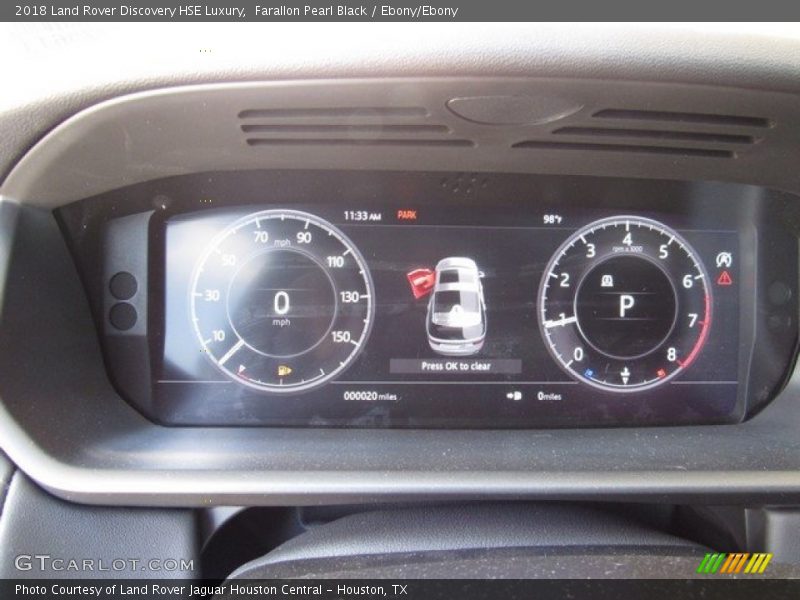 Farallon Pearl Black / Ebony/Ebony 2018 Land Rover Discovery HSE Luxury