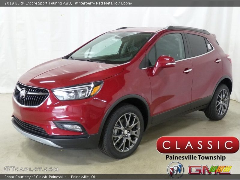 Winterberry Red Metallic / Ebony 2019 Buick Encore Sport Touring AWD