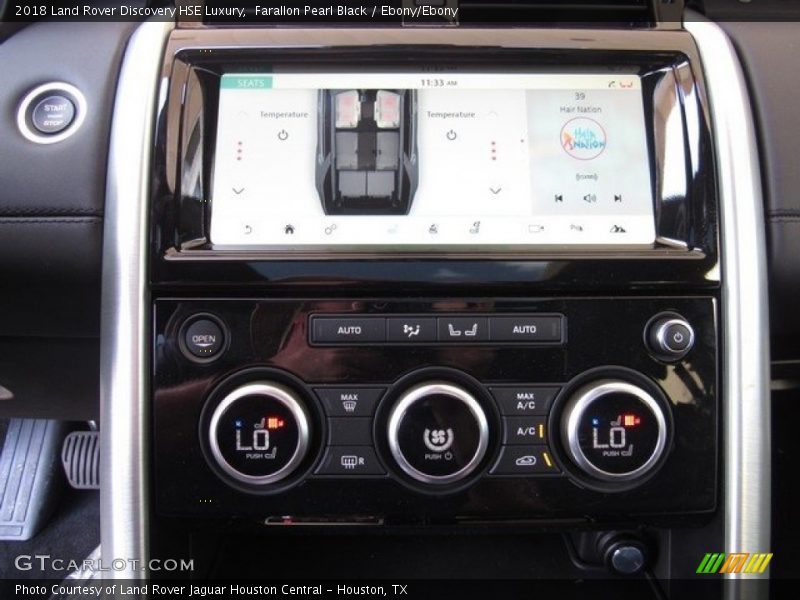 Farallon Pearl Black / Ebony/Ebony 2018 Land Rover Discovery HSE Luxury