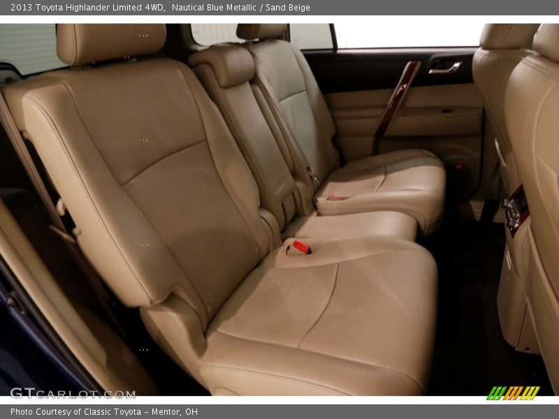 Nautical Blue Metallic / Sand Beige 2013 Toyota Highlander Limited 4WD