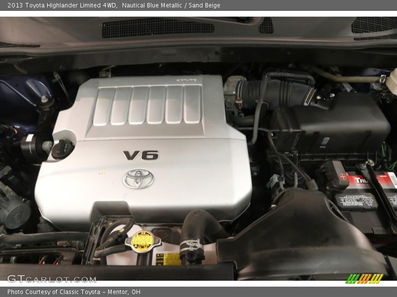 Nautical Blue Metallic / Sand Beige 2013 Toyota Highlander Limited 4WD