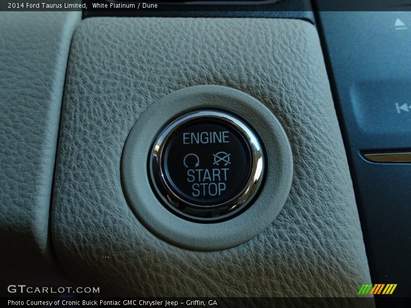 White Platinum / Dune 2014 Ford Taurus Limited