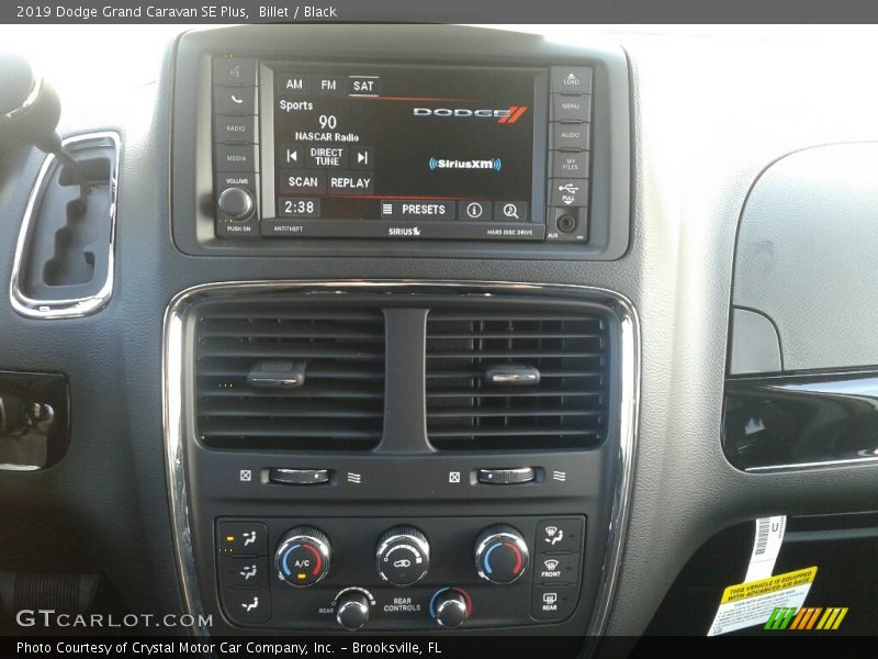 Billet / Black 2019 Dodge Grand Caravan SE Plus