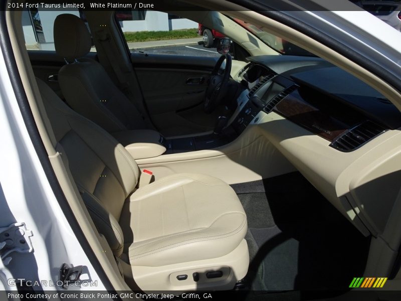 White Platinum / Dune 2014 Ford Taurus Limited