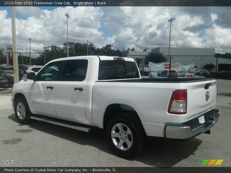 Bright White / Black 2019 Ram 1500 Tradesman Crew Cab