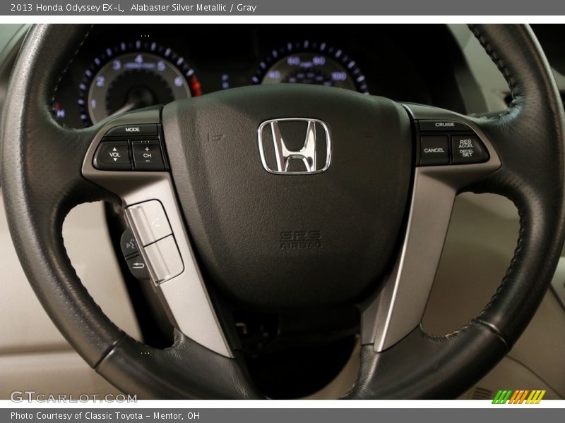 Alabaster Silver Metallic / Gray 2013 Honda Odyssey EX-L
