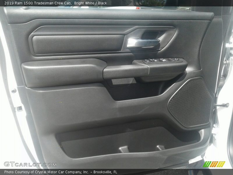 Bright White / Black 2019 Ram 1500 Tradesman Crew Cab