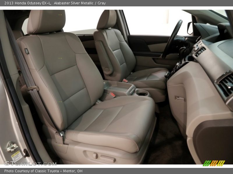 Alabaster Silver Metallic / Gray 2013 Honda Odyssey EX-L
