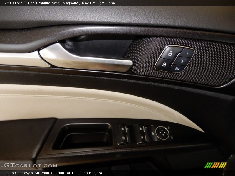 Magnetic / Medium Light Stone 2018 Ford Fusion Titanium AWD