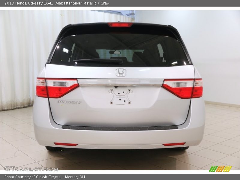 Alabaster Silver Metallic / Gray 2013 Honda Odyssey EX-L