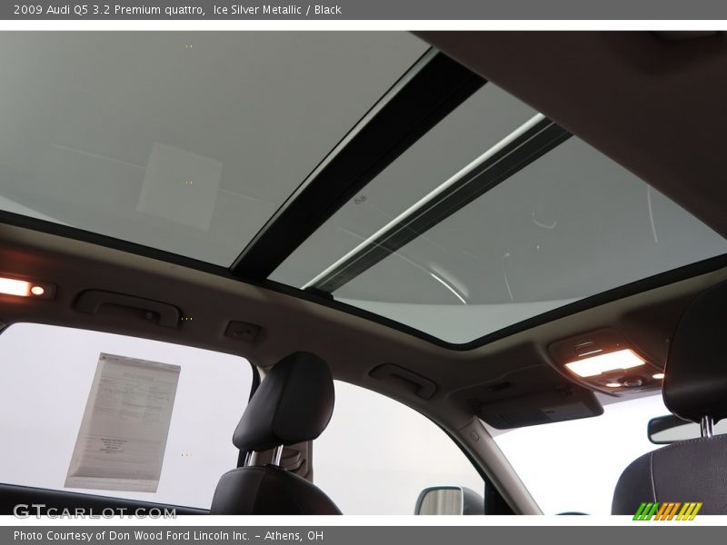 Ice Silver Metallic / Black 2009 Audi Q5 3.2 Premium quattro