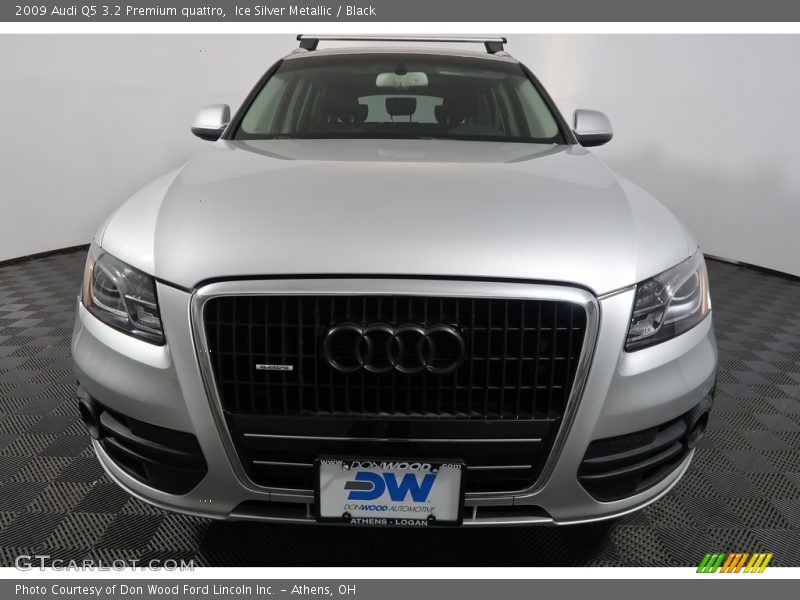 Ice Silver Metallic / Black 2009 Audi Q5 3.2 Premium quattro