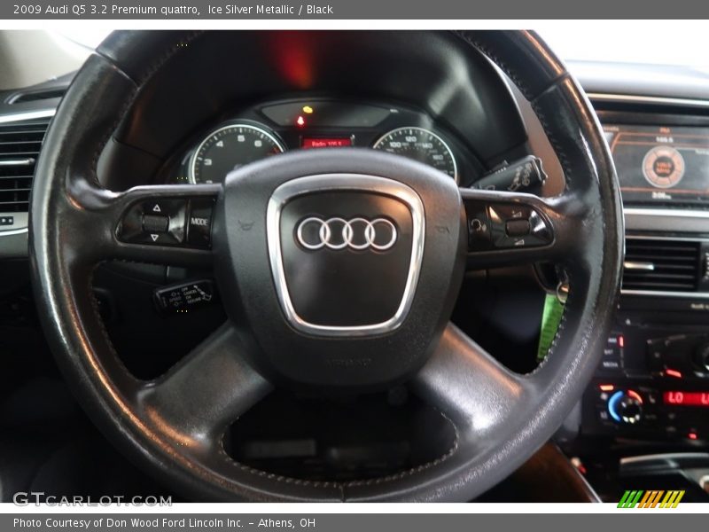 Ice Silver Metallic / Black 2009 Audi Q5 3.2 Premium quattro