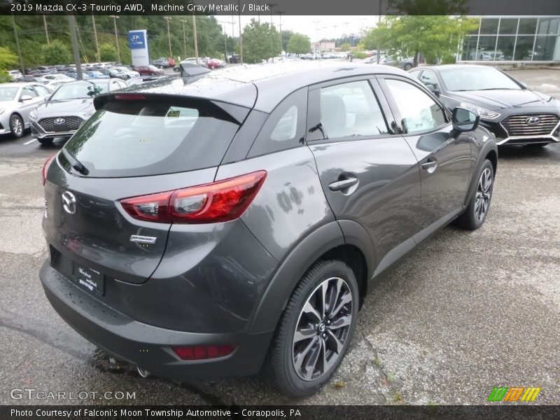 Machine Gray Metallic / Black 2019 Mazda CX-3 Touring AWD