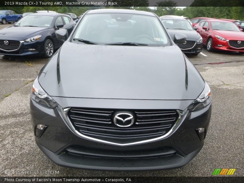 Machine Gray Metallic / Black 2019 Mazda CX-3 Touring AWD