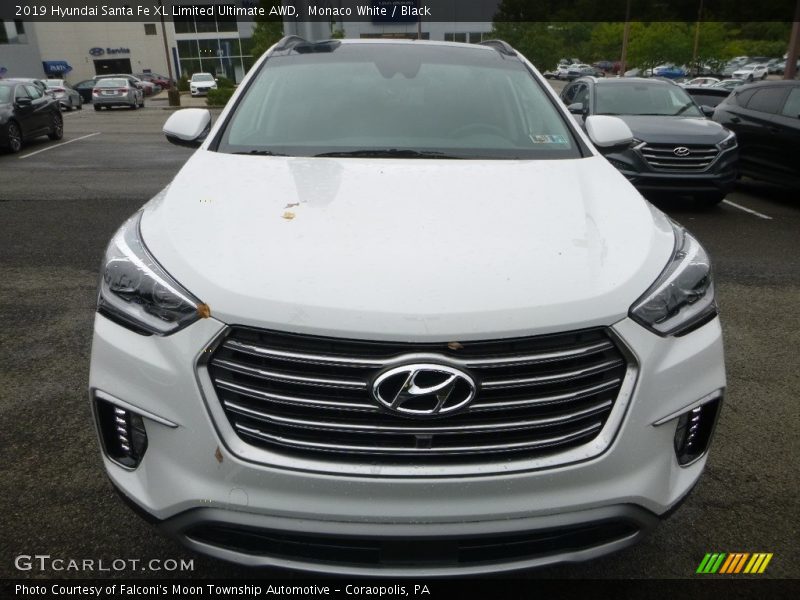 Monaco White / Black 2019 Hyundai Santa Fe XL Limited Ultimate AWD