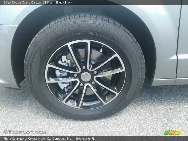 Billet / Black 2019 Dodge Grand Caravan SE Plus