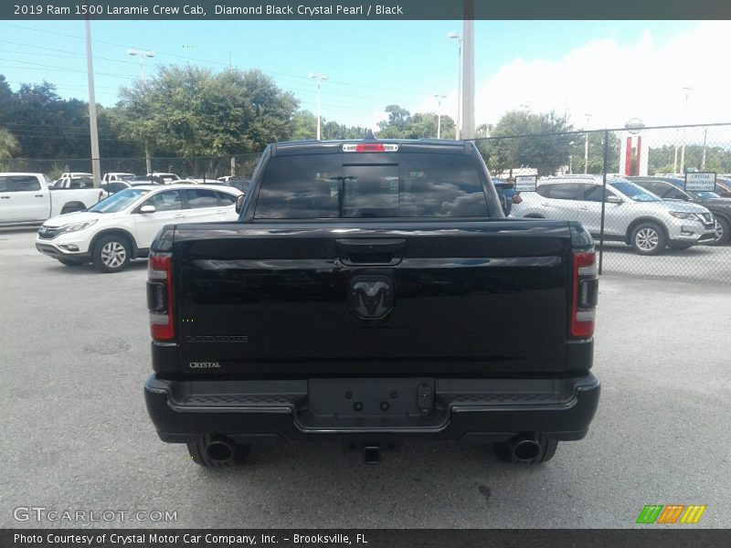 Diamond Black Crystal Pearl / Black 2019 Ram 1500 Laramie Crew Cab