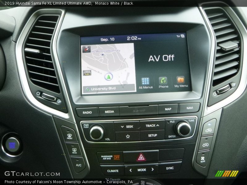 Controls of 2019 Santa Fe XL Limited Ultimate AWD