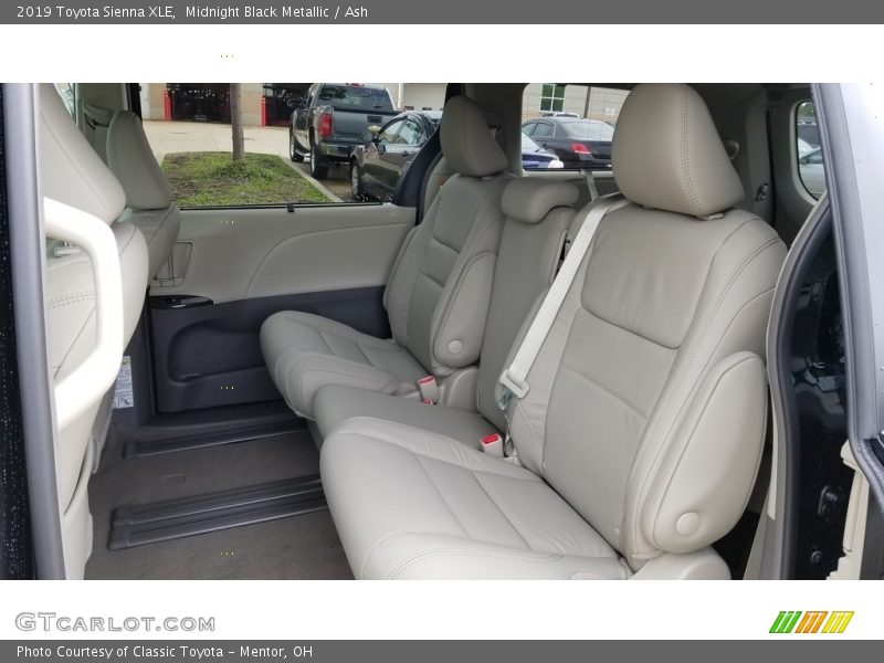 Rear Seat of 2019 Sienna XLE