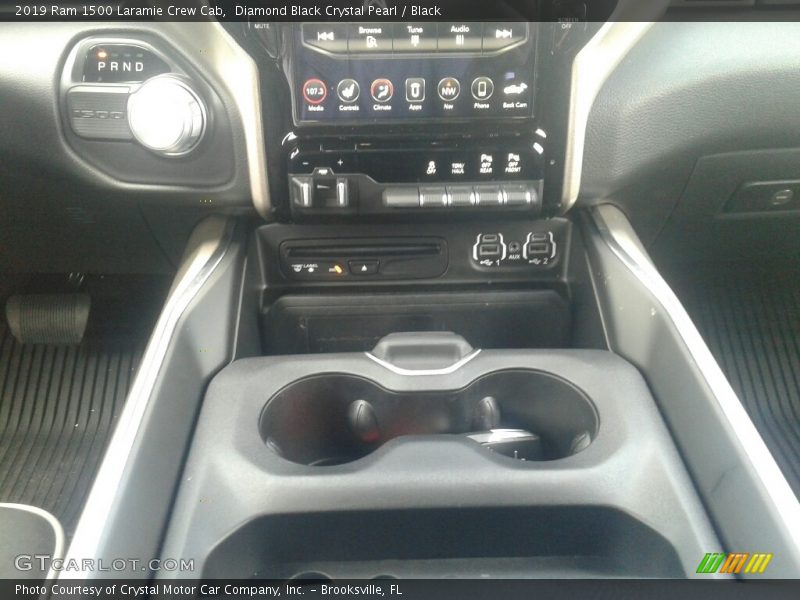 Diamond Black Crystal Pearl / Black 2019 Ram 1500 Laramie Crew Cab