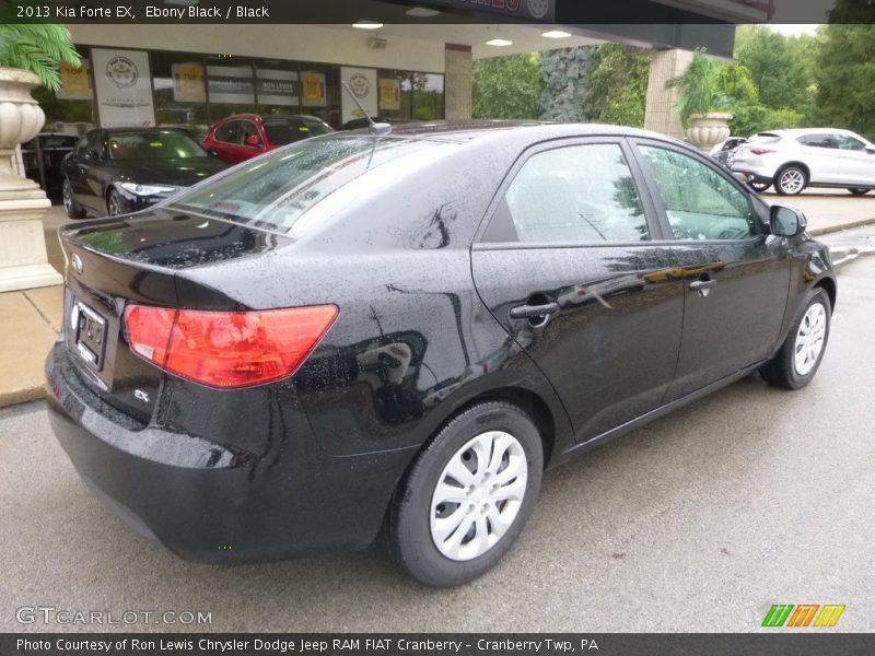 Ebony Black / Black 2013 Kia Forte EX