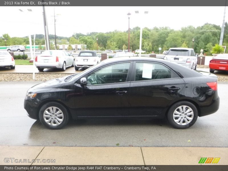 Ebony Black / Black 2013 Kia Forte EX
