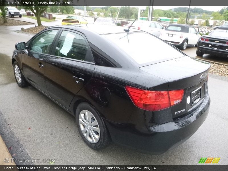 Ebony Black / Black 2013 Kia Forte EX