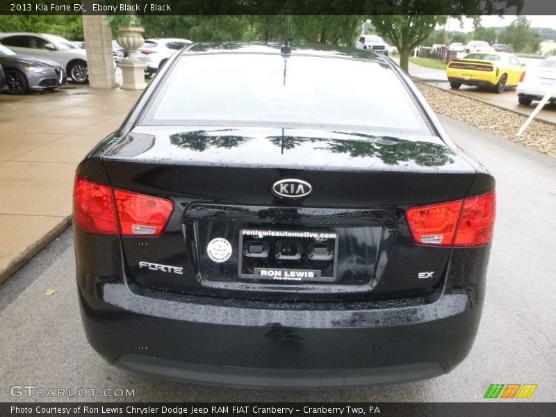 Ebony Black / Black 2013 Kia Forte EX