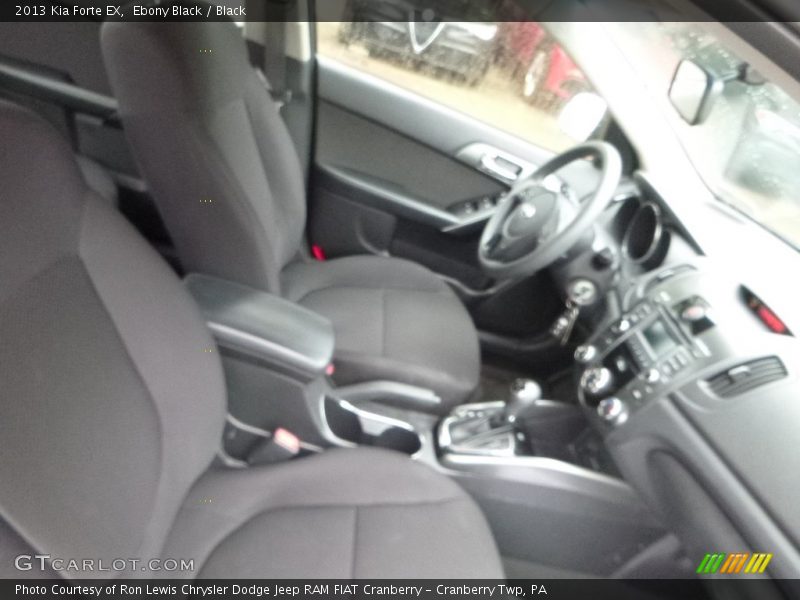 Ebony Black / Black 2013 Kia Forte EX