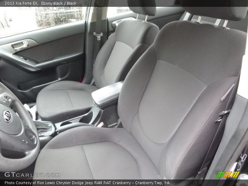 Ebony Black / Black 2013 Kia Forte EX