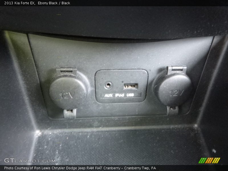 Ebony Black / Black 2013 Kia Forte EX