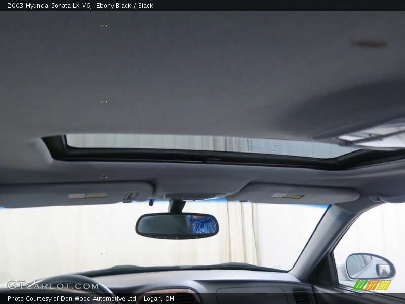 Ebony Black / Black 2003 Hyundai Sonata LX V6
