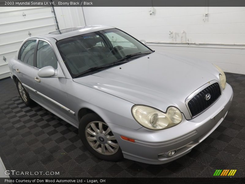 Ebony Black / Black 2003 Hyundai Sonata LX V6