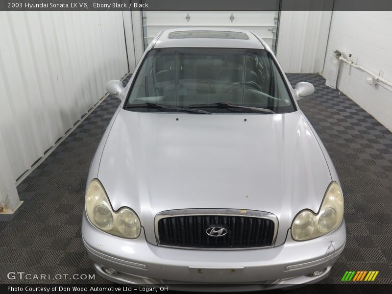 Ebony Black / Black 2003 Hyundai Sonata LX V6
