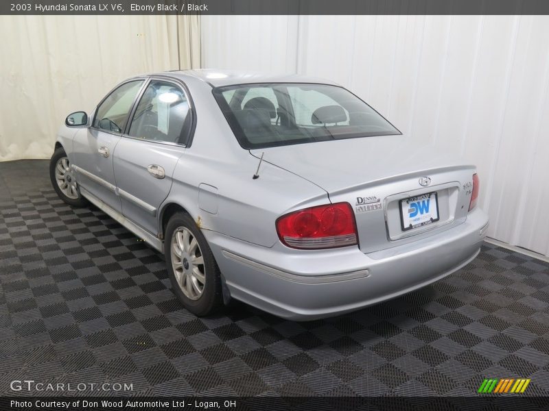 Ebony Black / Black 2003 Hyundai Sonata LX V6