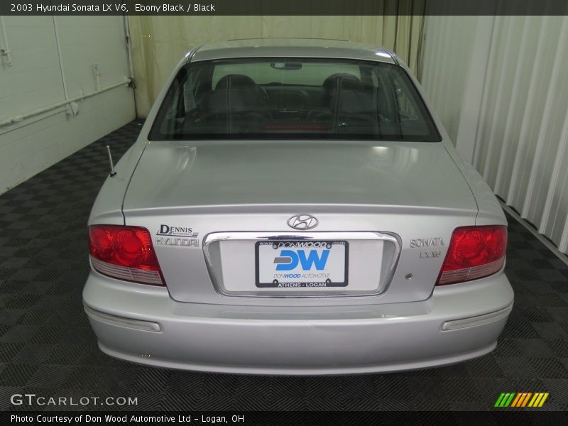 Ebony Black / Black 2003 Hyundai Sonata LX V6