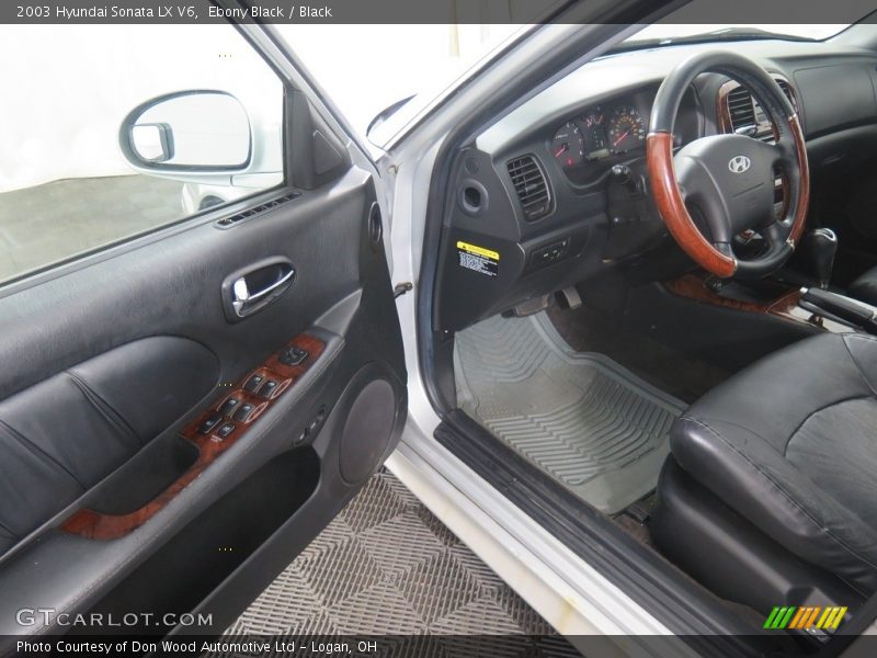 Ebony Black / Black 2003 Hyundai Sonata LX V6