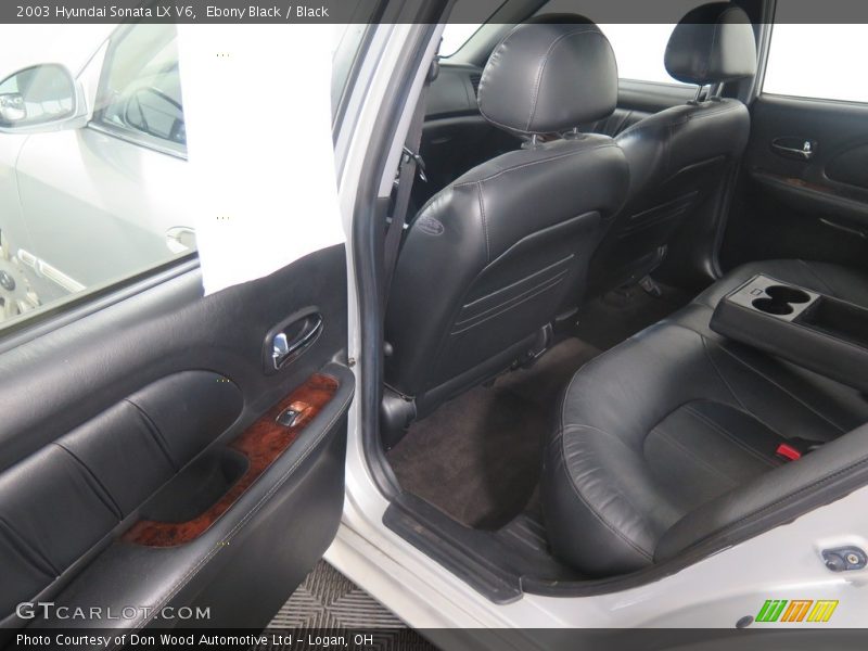 Ebony Black / Black 2003 Hyundai Sonata LX V6