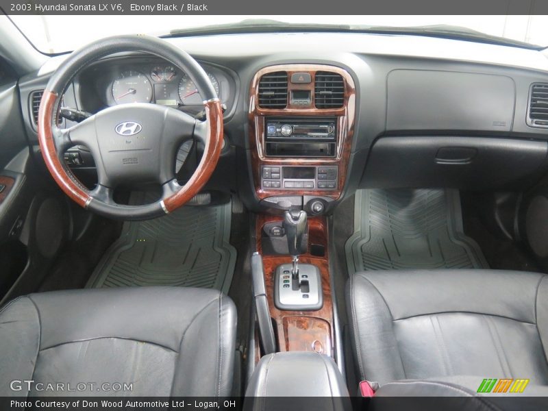 Ebony Black / Black 2003 Hyundai Sonata LX V6