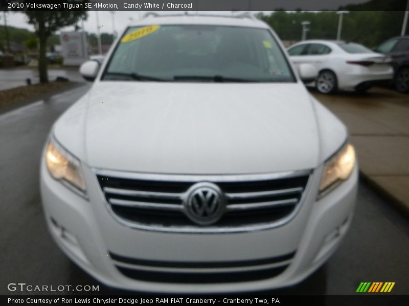 Candy White / Charcoal 2010 Volkswagen Tiguan SE 4Motion