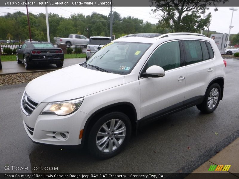 Candy White / Charcoal 2010 Volkswagen Tiguan SE 4Motion