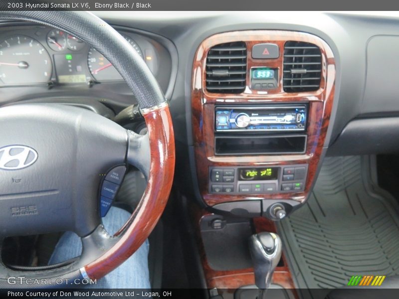 Ebony Black / Black 2003 Hyundai Sonata LX V6