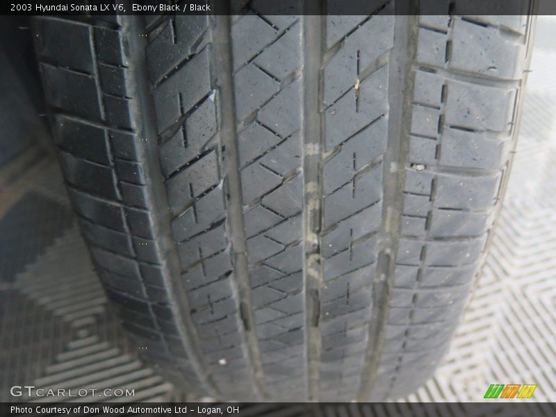 Ebony Black / Black 2003 Hyundai Sonata LX V6