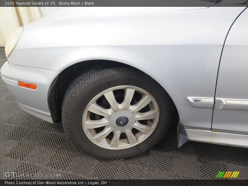 Ebony Black / Black 2003 Hyundai Sonata LX V6